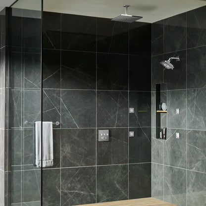 Grohe Rainshower SmartActive Shower Head, 6-1/2" - 3 Sprays, 1.75 GPM (6.6 L/min) - 26797
