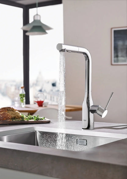 Grohe Essence Single-Handle Pull-Out Kitchen Faucet Dual Spray (1.75 gpm) - 30271