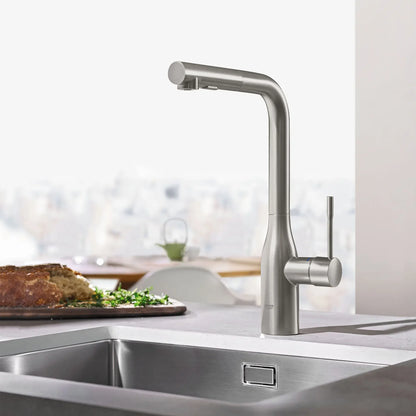 Grohe Essence Single-Handle Pull-Out Kitchen Faucet Dual Spray (1.75 gpm) - 30271