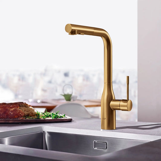 Grohe Essence Single-Handle Pull-Out Kitchen Faucet Dual Spray (1.75 gpm) - 30271
