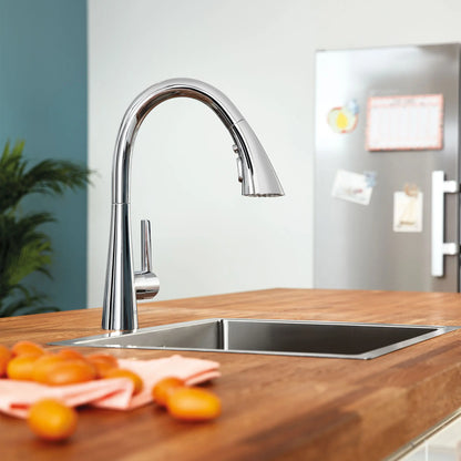 Grohe Zedra Single-Handle Pull Down Triple Spray Bar Faucet 1.75 gpm - 30368