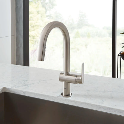 Grohe Defined Single-Handle Pull Down Dual Spray Bar Faucet 1.75 gpm - 30378