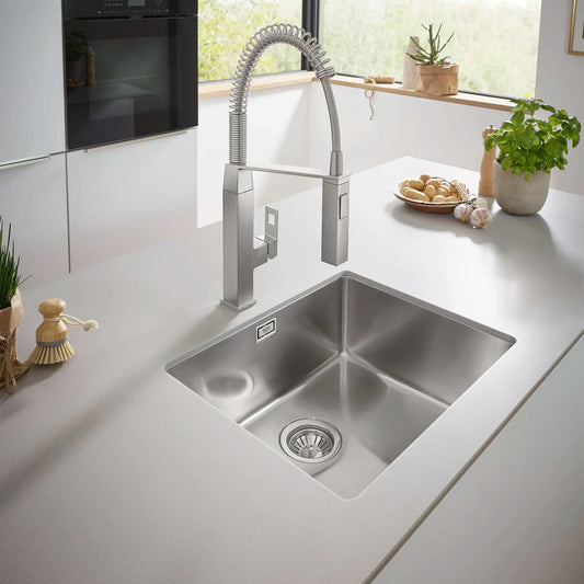 Grohe Eurocube Single-Handle Semi-Pro Dual Spray Kitchen Faucet 1.75 GPM