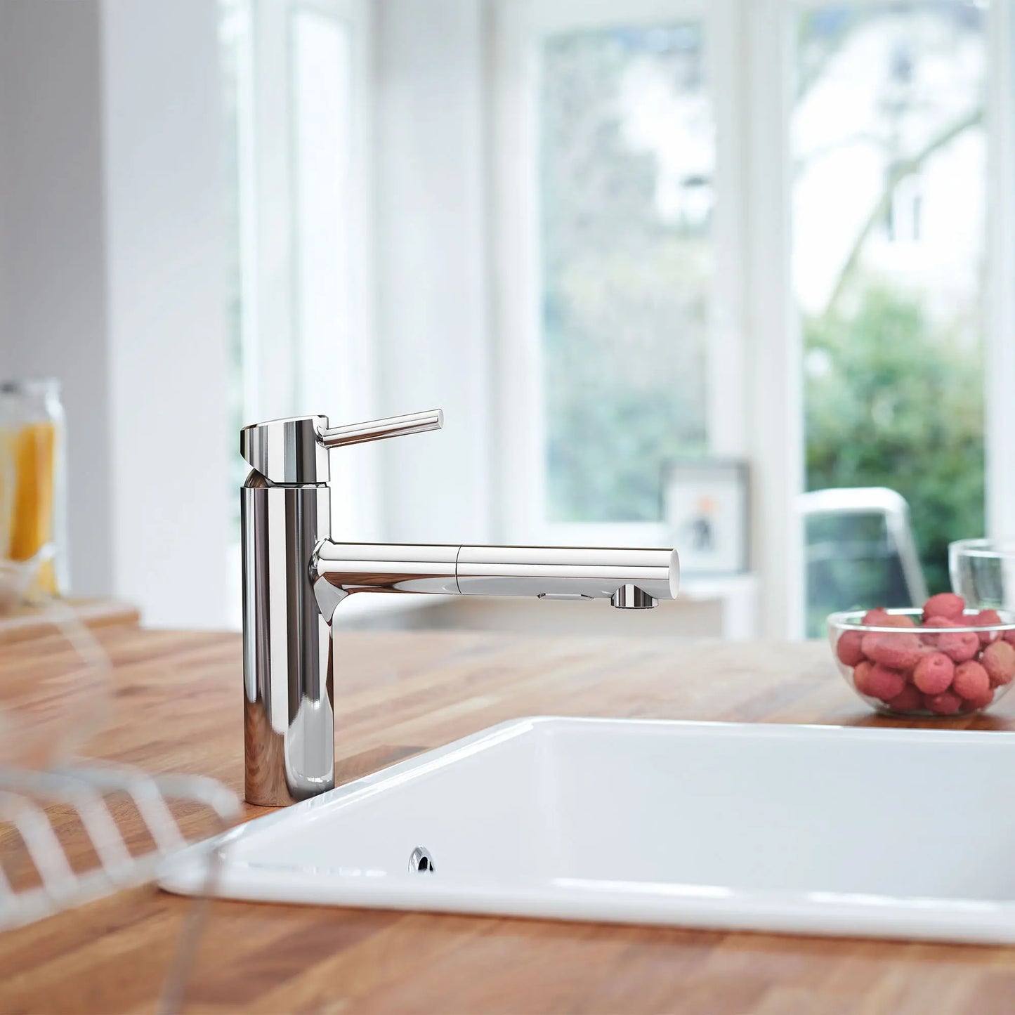Grohe Concetto Single-Handle Pull-Out Kitchen Faucet Dual Spray (1.5 gpm) - 31453