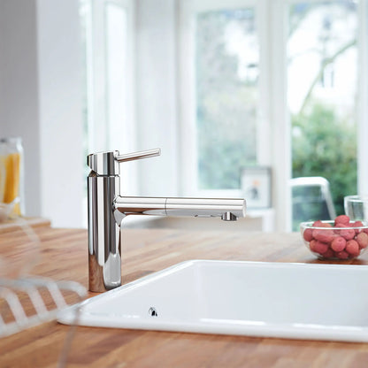 Grohe Concetto Single-Handle Pull-Out Kitchen Faucet Dual Spray (1.5 gpm) - 31453