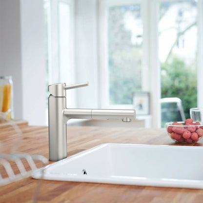 Grohe Concetto Single-Handle Pull-Out Kitchen Faucet Dual Spray (1.5 gpm) - 31453