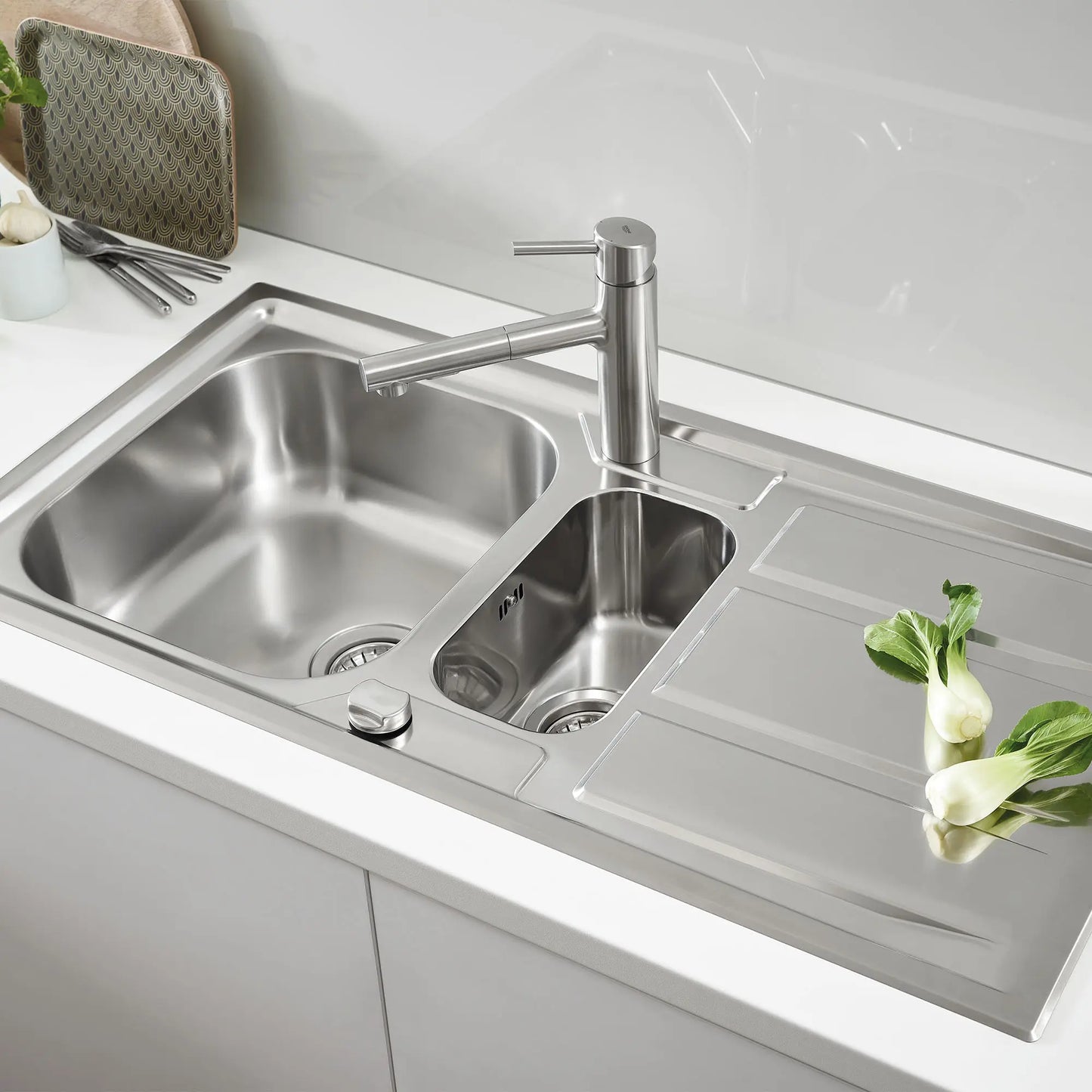 Grohe Concetto Single-Handle Pull-Out Kitchen Faucet Dual Spray (1.5 gpm) - 31453