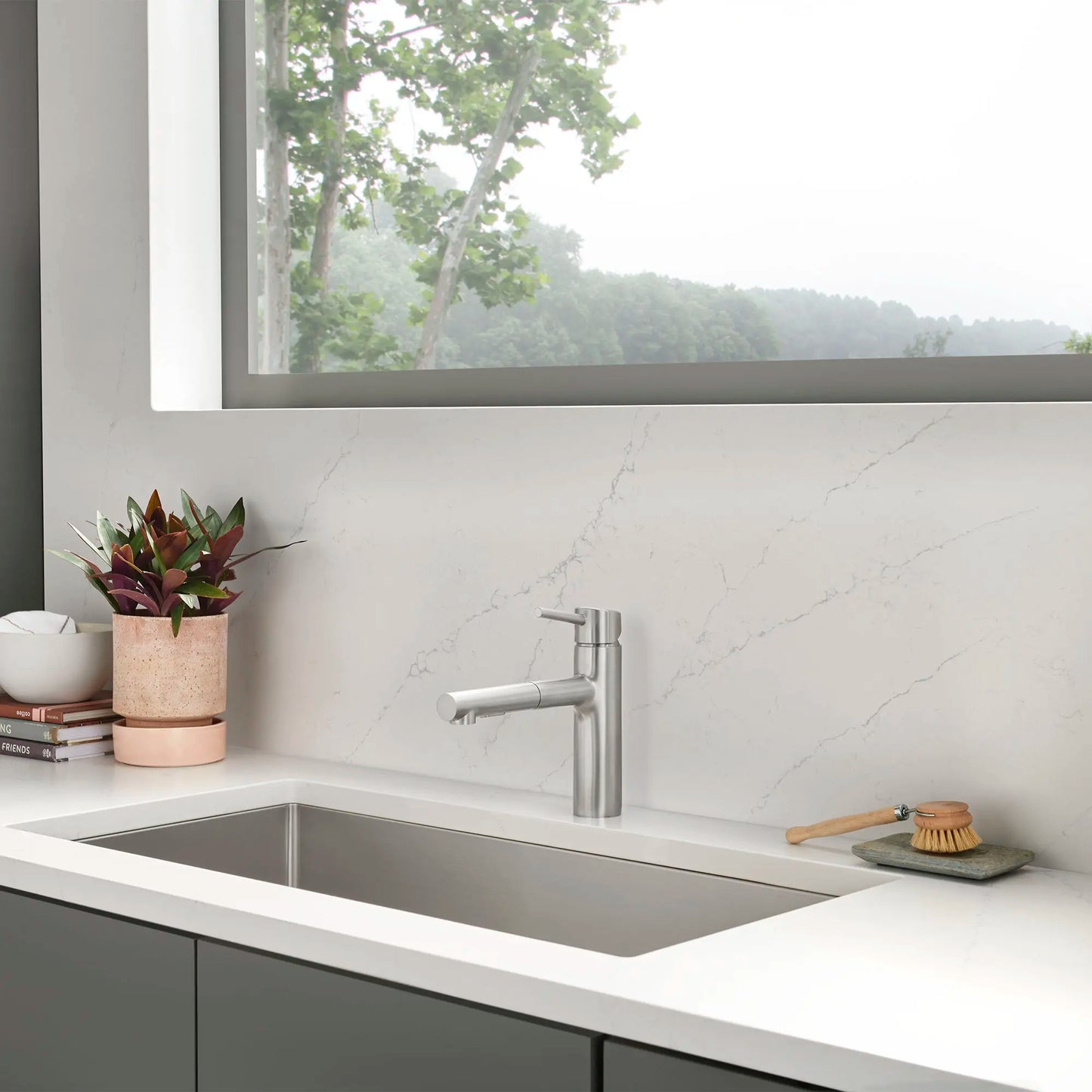 Grohe Concetto Single-Handle Pull-Out Kitchen Faucet Dual Spray (1.5 gpm) - 31453