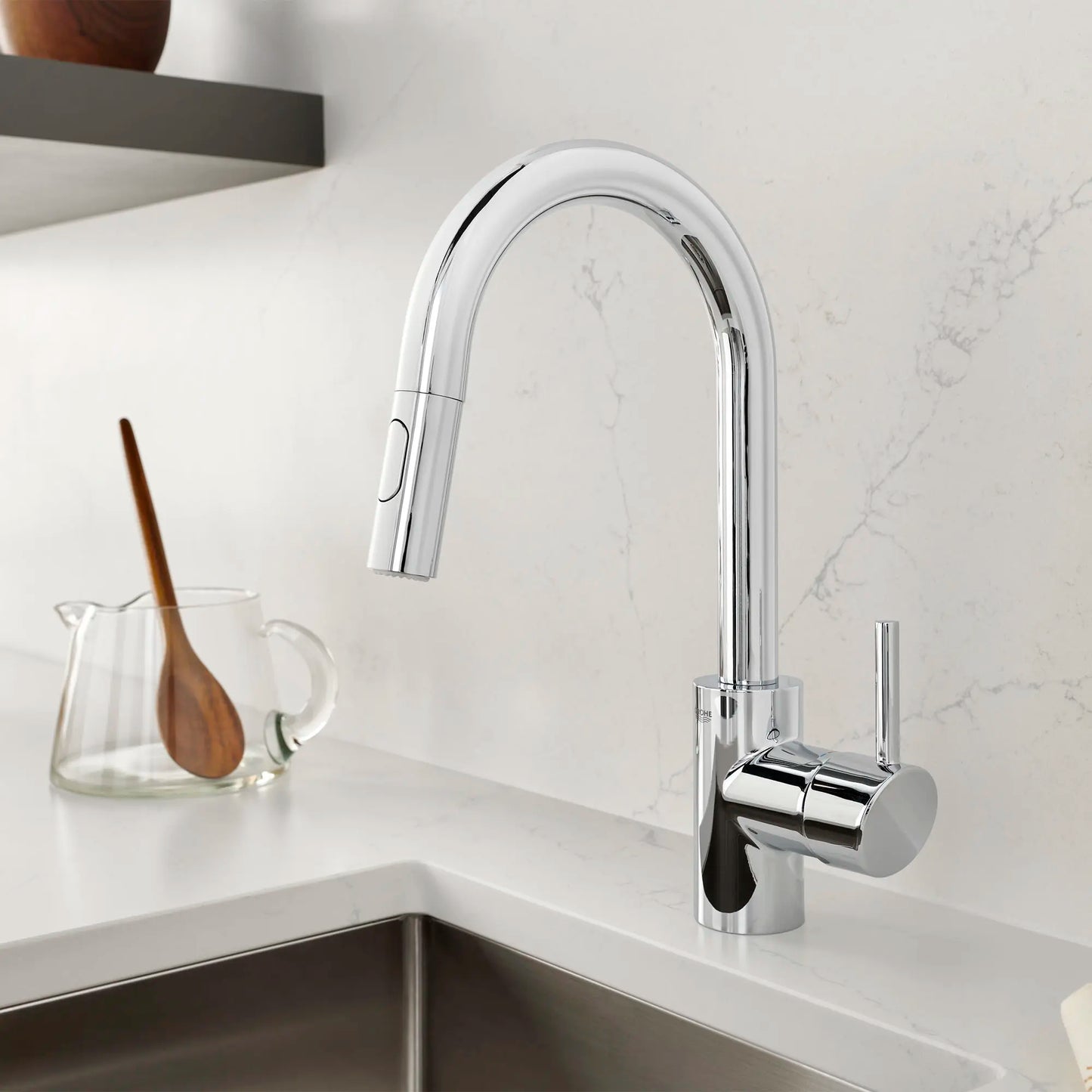 Grohe Concetto Single-Handle Pull Down Bar Faucet (1.75 gpm) - 31479