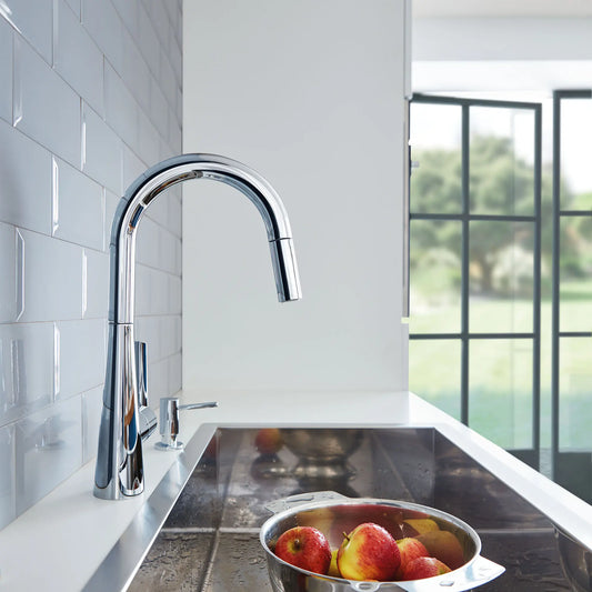 Grohe Zedra Single-Handle Pull Down Kitchen Faucet Dual Spray 6.6 L/Min (1.75 GPM)