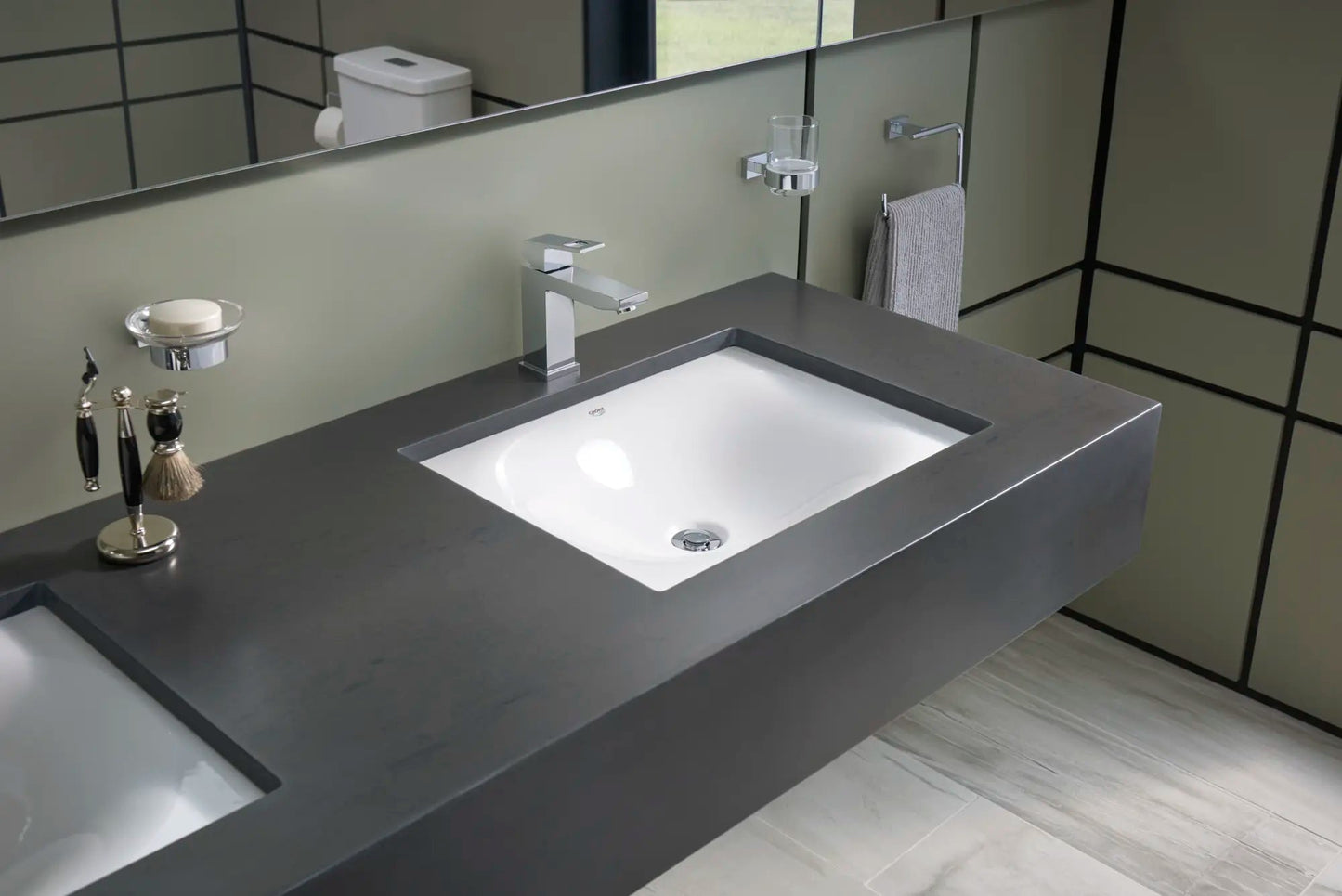 Grohe Eurocube Under Counter 21" Bathroom Sink