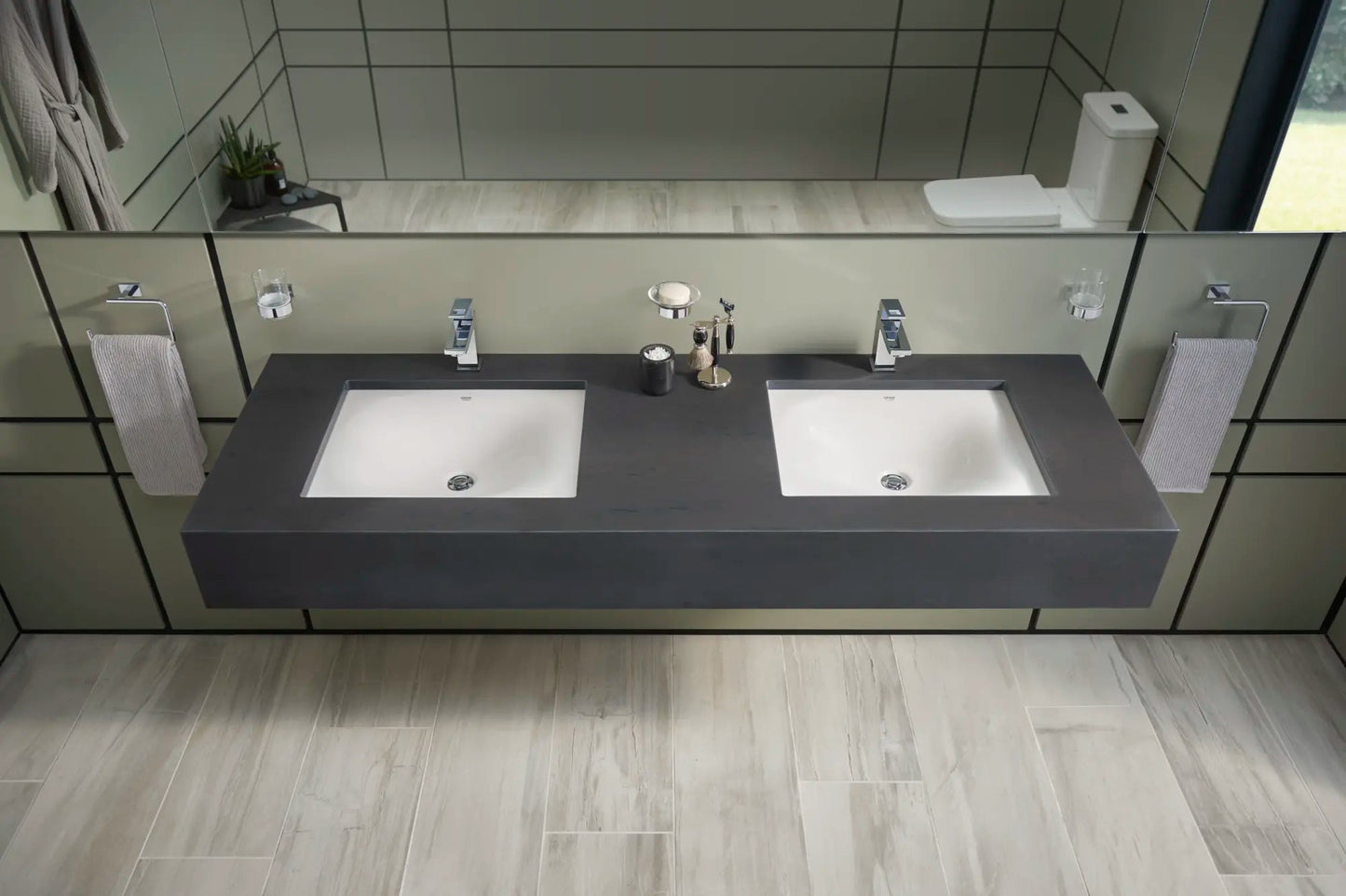Grohe Eurocube Under Counter 21" Bathroom Sink