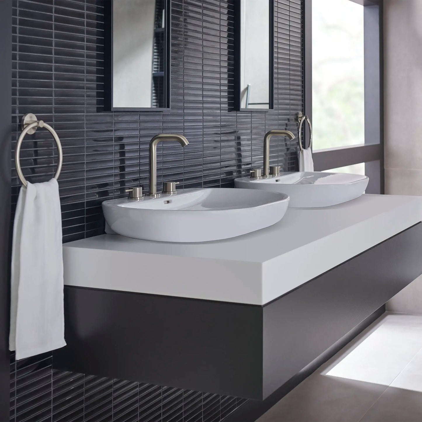Grohe Essence 8" Widespread 2-Handle M-Size Bathroom Faucet, 1.2 GPM (4.5 L/min) - 20297