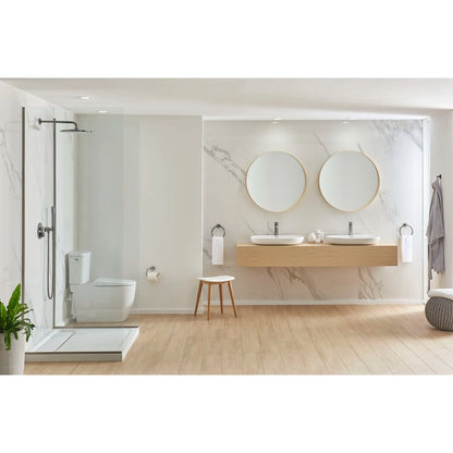 Grohe Essence Two-Piece Right Height Elongated Toilet With Seat 1.28 GPF, Left-Hand Trip Lever