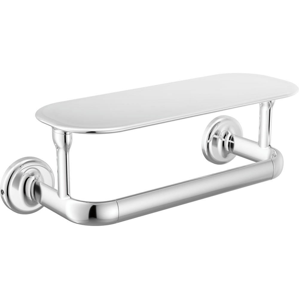 Delta 74508 Bonacci 8" Towel Bar with Shelf - Chrome