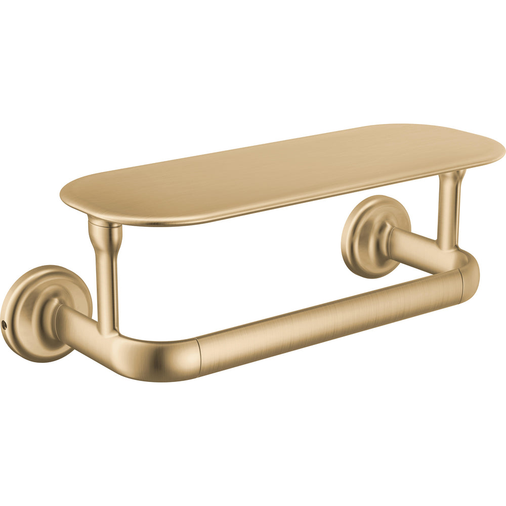 Delta 74508 Bonacci 8" Towel Bar with Shelf - Champagne Bronze