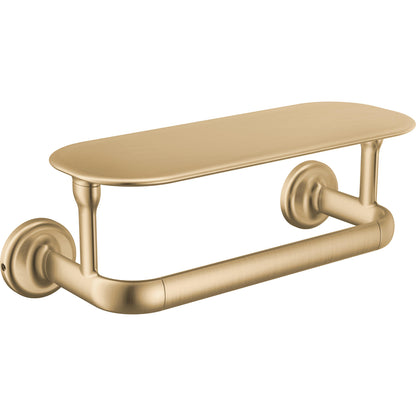 Delta 74508 Bonacci 8" Towel Bar with Shelf - Champagne Bronze