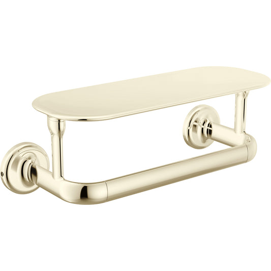 Delta 74508 Bonacci 8" Towel Bar with Shelf - Polished Nickel