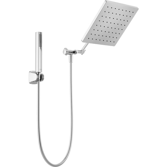 Delta Universal Showering 10 inch Raincan Shower Head & Hand Held Combo with Adjustable Extension Arm - 75527