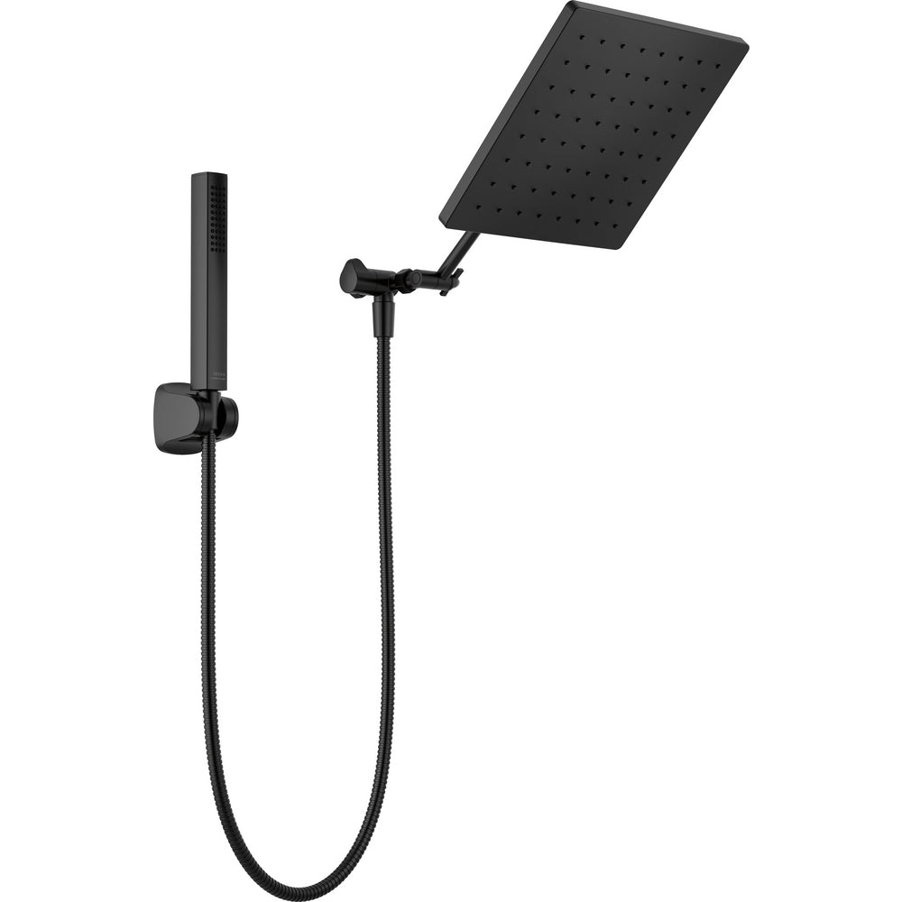 Delta Universal Showering 10 inch Raincan Shower Head & Hand Held Combo with Adjustable Extension Arm - 75527