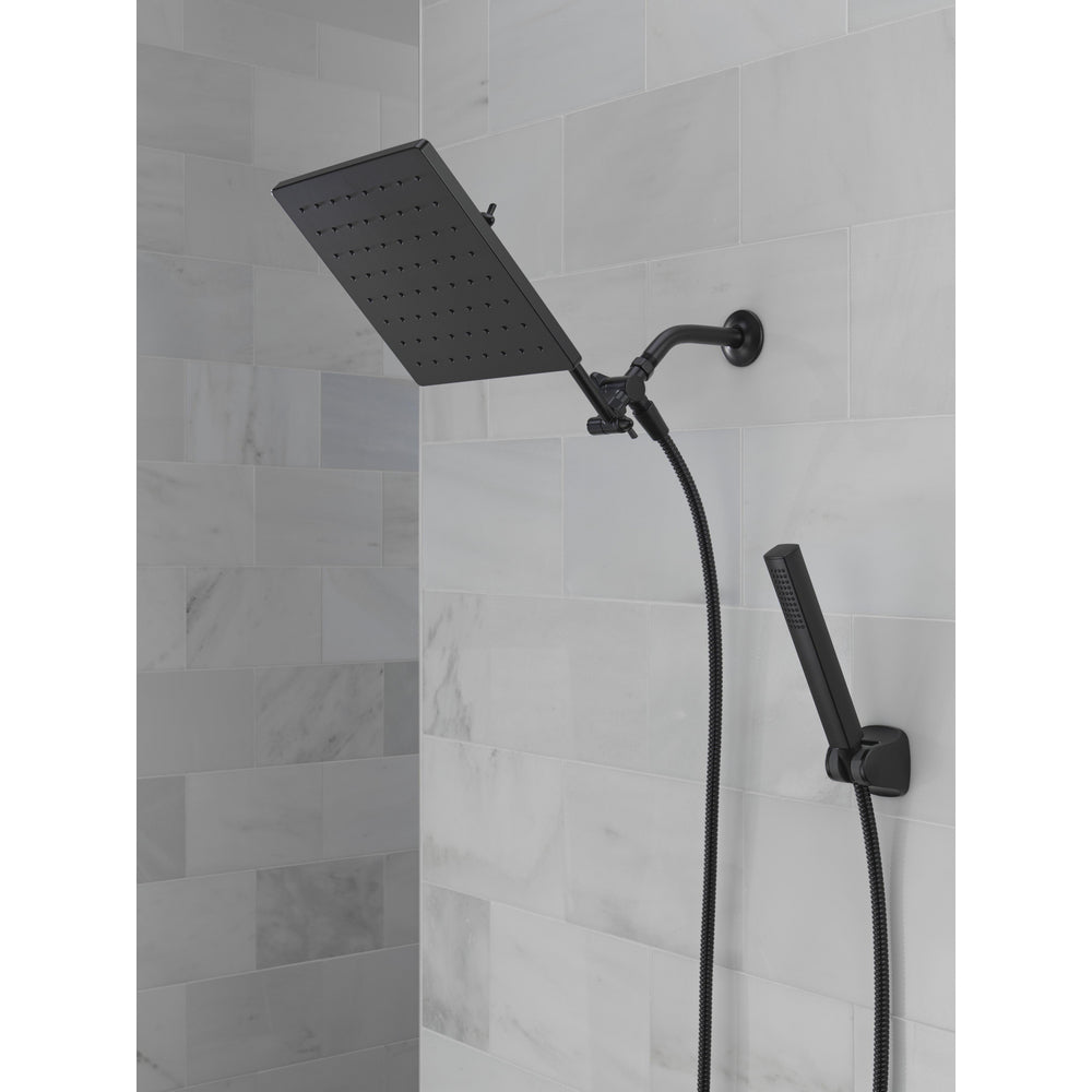 Delta Universal Showering 10 inch Raincan Shower Head & Hand Held Combo with Adjustable Extension Arm - 75527