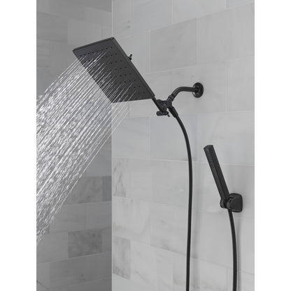 Delta Universal Showering 10 inch Raincan Shower Head & Hand Held Combo with Adjustable Extension Arm - 75527