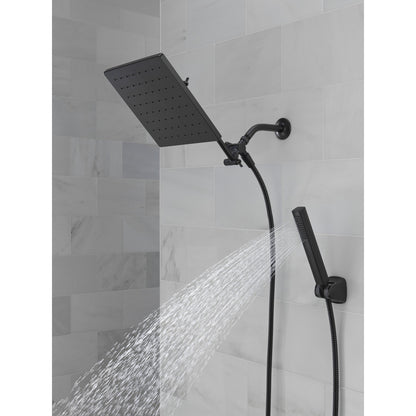 Delta Universal Showering 10 inch Raincan Shower Head & Hand Held Combo with Adjustable Extension Arm - 75527