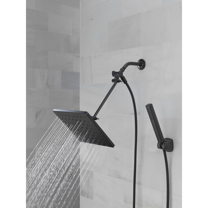 Delta Universal Showering 10 inch Raincan Shower Head & Hand Held Combo with Adjustable Extension Arm - 75527