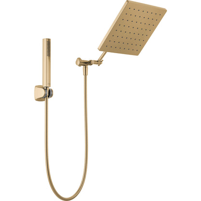 Delta Universal Showering 10 inch Raincan Shower Head & Hand Held Combo with Adjustable Extension Arm - 75527