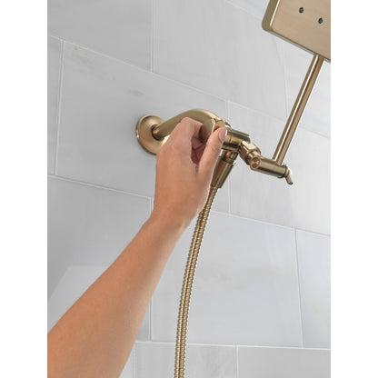 Delta Universal Showering 10 inch Raincan Shower Head & Hand Held Combo with Adjustable Extension Arm - 75527