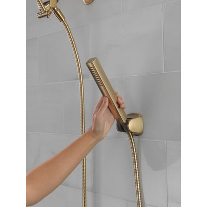 Delta Universal Showering 10 inch Raincan Shower Head & Hand Held Combo with Adjustable Extension Arm - 75527