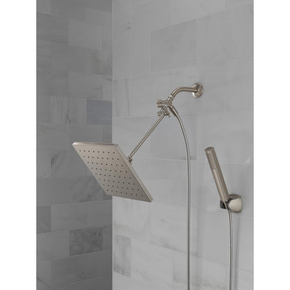Delta Universal Showering 10 inch Raincan Shower Head & Hand Held Combo with Adjustable Extension Arm - 75527