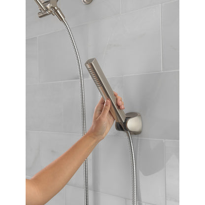 Delta Universal Showering 10 inch Raincan Shower Head & Hand Held Combo with Adjustable Extension Arm - 75527