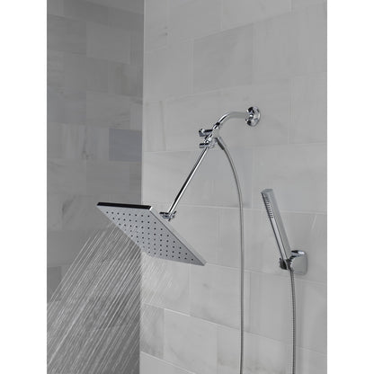 Delta Universal Showering 10 inch Raincan Shower Head & Hand Held Combo with Adjustable Extension Arm - 75527