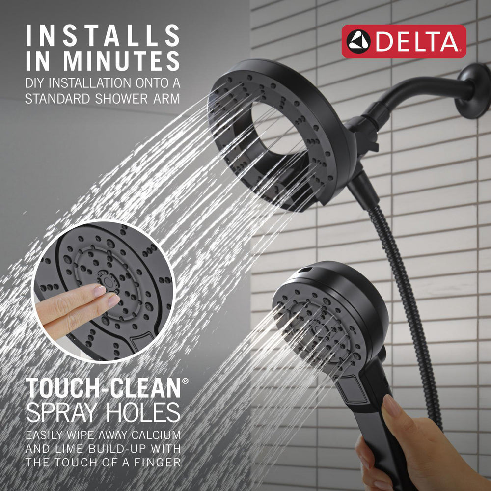 Delta 5-Setting In2ition 2-In-1 Shower Head with ProClean - 75548