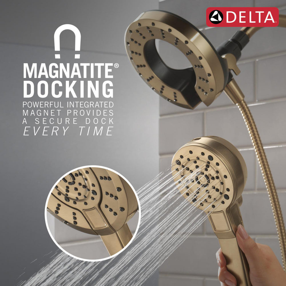 Delta 5-Setting In2ition 2-In-1 Shower Head with ProClean - 75548