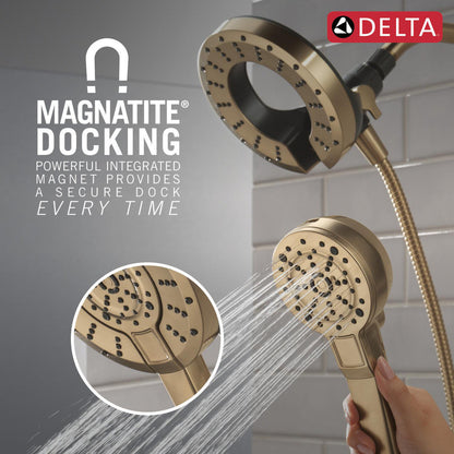 Delta 5-Setting In2ition 2-In-1 Shower Head with ProClean - 75548