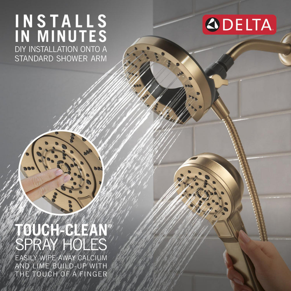Delta 5-Setting In2ition 2-In-1 Shower Head with ProClean - 75548