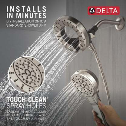 Delta 5-Setting In2ition 2-In-1 Shower Head with ProClean - 75548