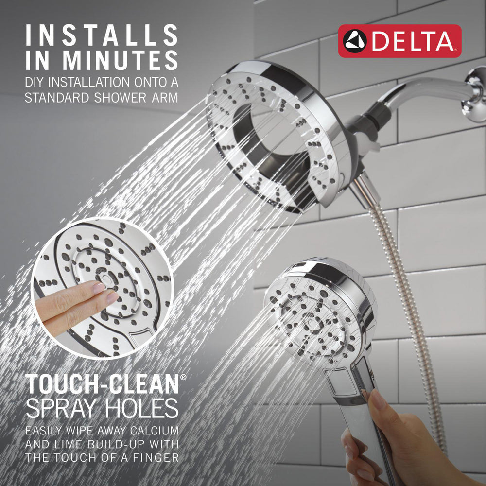 Delta 5-Setting In2ition 2-In-1 Shower Head with ProClean - 75548