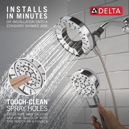 Delta 5-Setting In2ition 2-In-1 Shower Head with ProClean - 75548