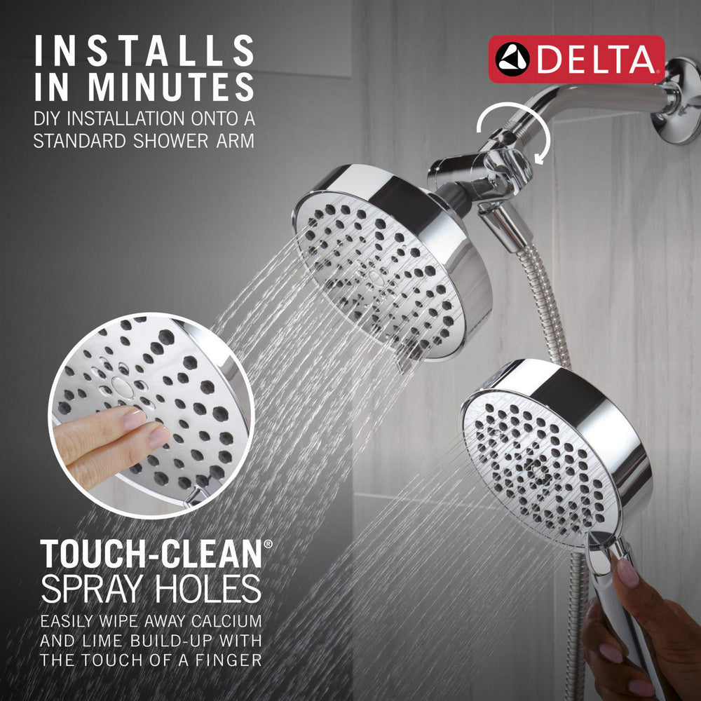 Delta Universal Showering 5-Setting Two-in-One Combination Shower with Additional Mount - 75756