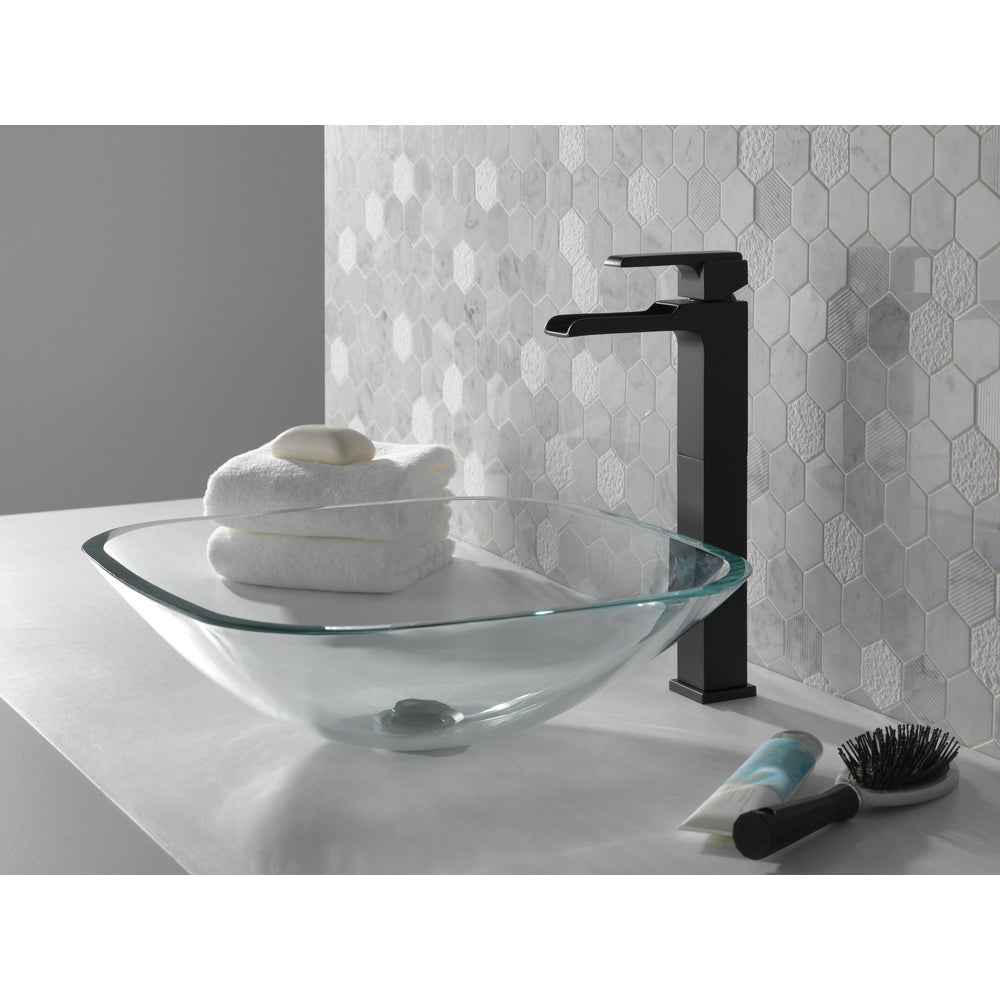 Delta Ara Single Handle Vessel Channel Bathroom Faucet - 768LF