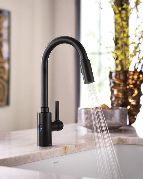Moen Genta LX MotionSense Wave One-Handle High Arc Pulldown Kitchen Faucet