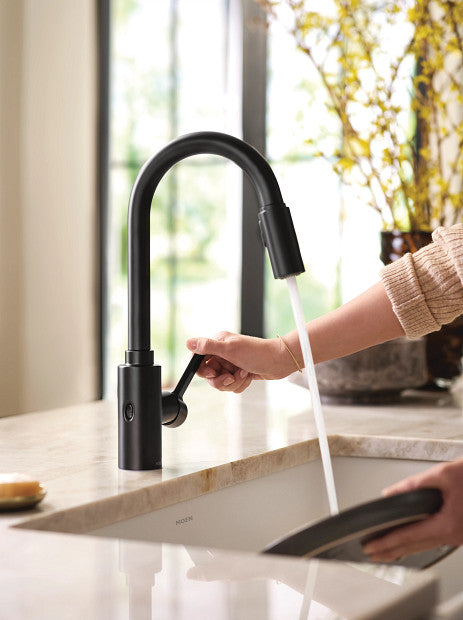 Moen Genta LX MotionSense Wave One-Handle High Arc Pulldown Kitchen Faucet