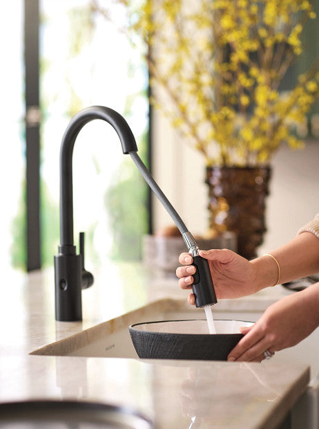 Moen Genta LX MotionSense Wave One-Handle High Arc Pulldown Kitchen Faucet
