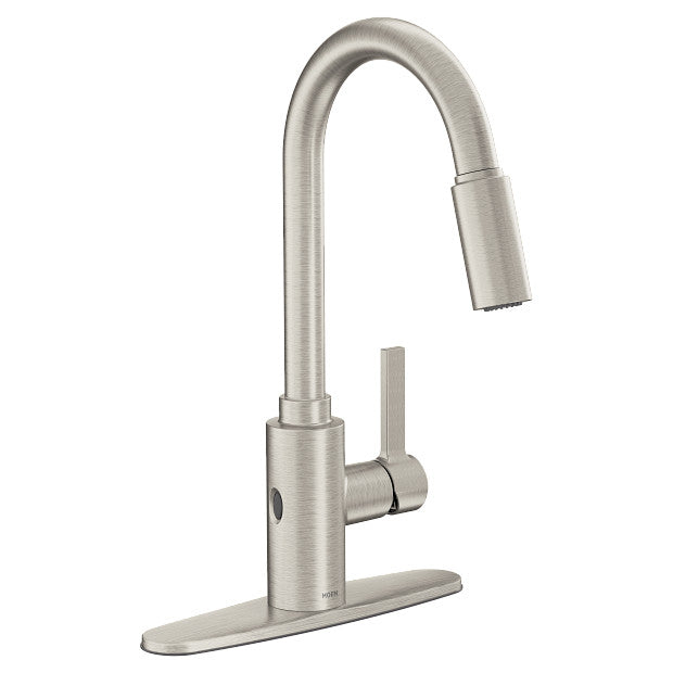 Moen Genta LX MotionSense Wave One-Handle High Arc Pulldown Kitchen Faucet