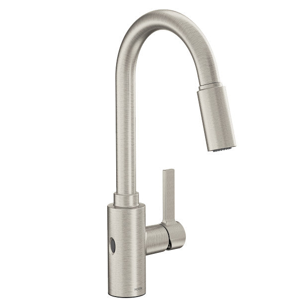 Moen Genta LX MotionSense Wave One-Handle High Arc Pulldown Kitchen Faucet