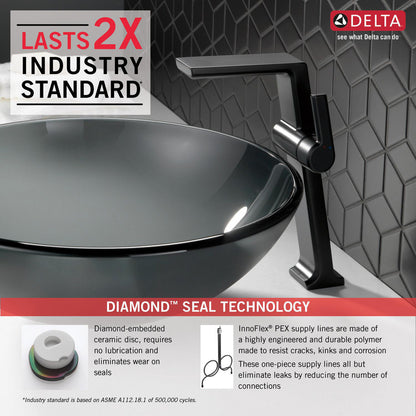 Delta Pivotal Single Handle Vessel Bathroom Faucet - 799