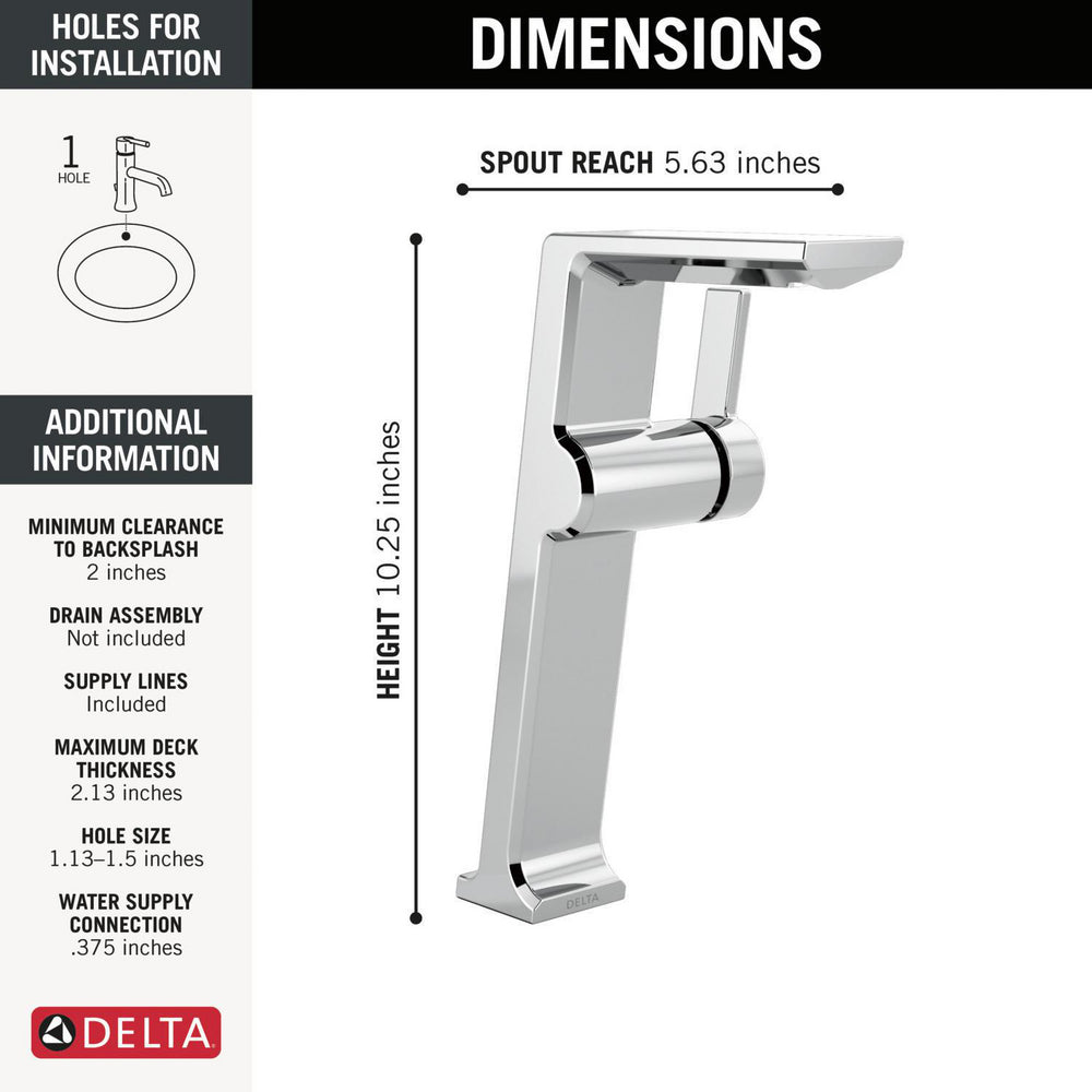 Delta Pivotal Single Handle Vessel Bathroom Faucet - 799